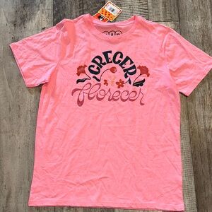 LATINO Pink Graphic T-Shirt-size‎ M